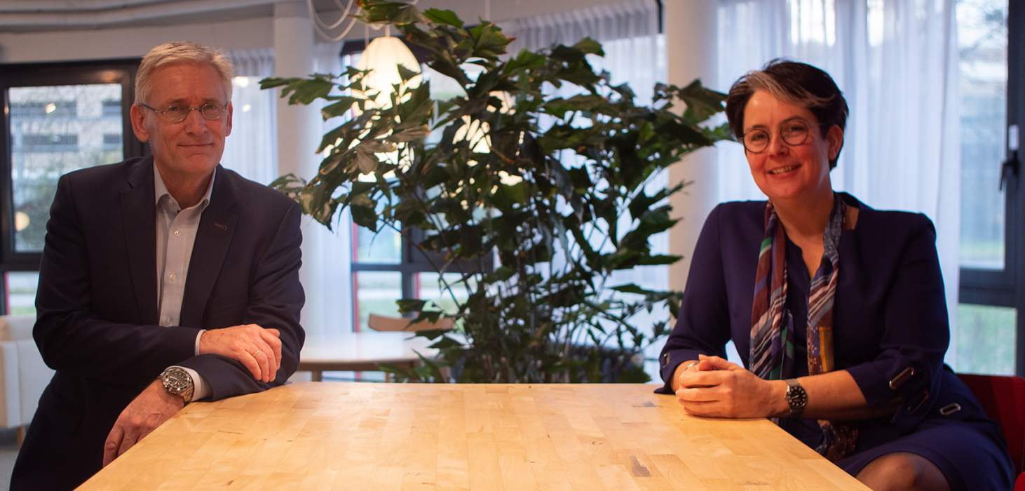 Belinda Dekkers (UL-Team) en Charles Scholte (SVS)